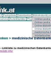 Link zur medizinischen Linksammlung www.medlink.at.at